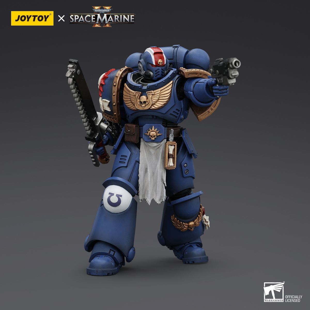 Joy Toy Warhammer Collectibles: 1/18 Scale Uitramarines Lieutenant Titus