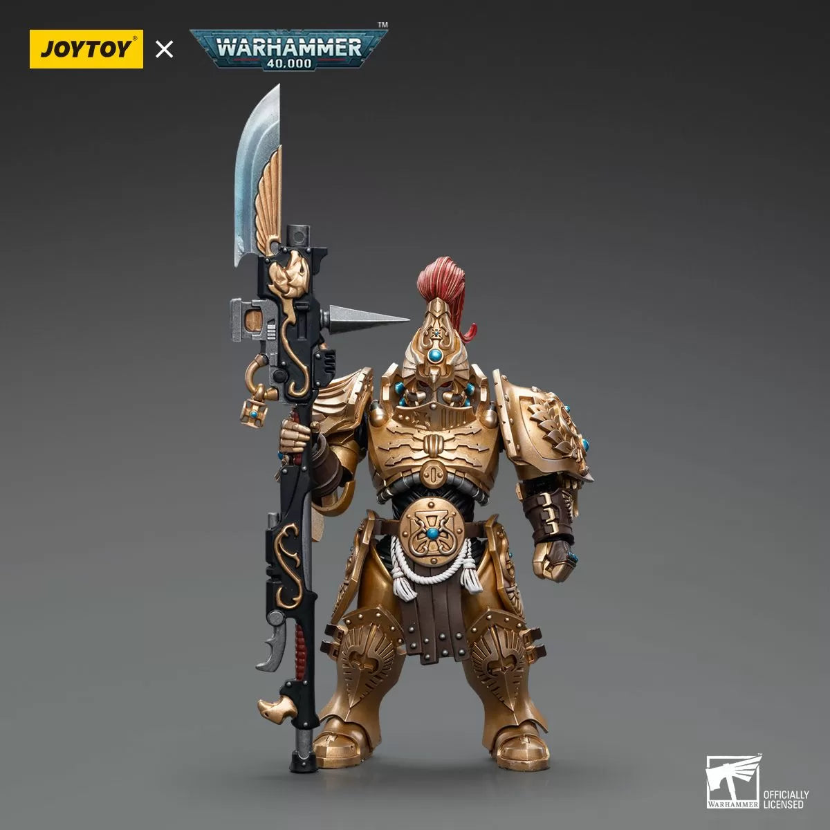 JoyToy Warhammer Collectibles: 1/18 Scale Adeptus Custodes Custodian Guard with Guardian Spear