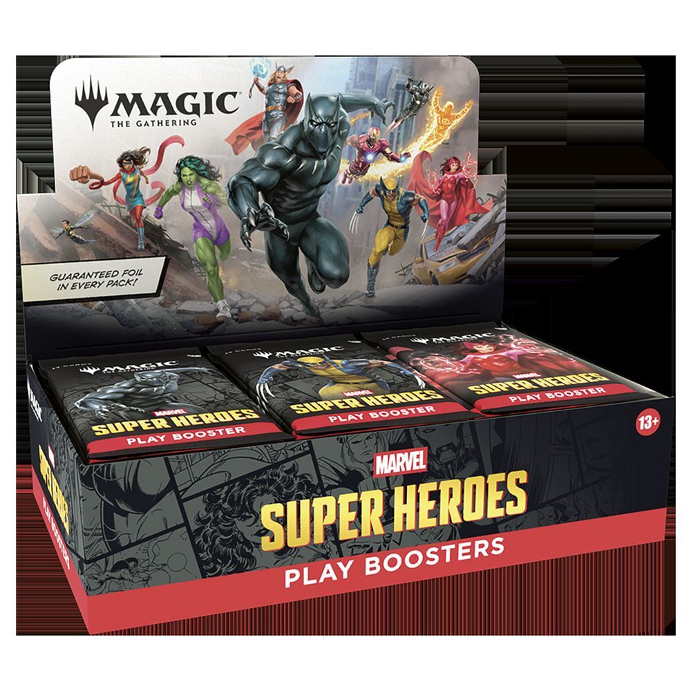 Magic: The Gathering – Marvel Super Heroes – Play Booster Display