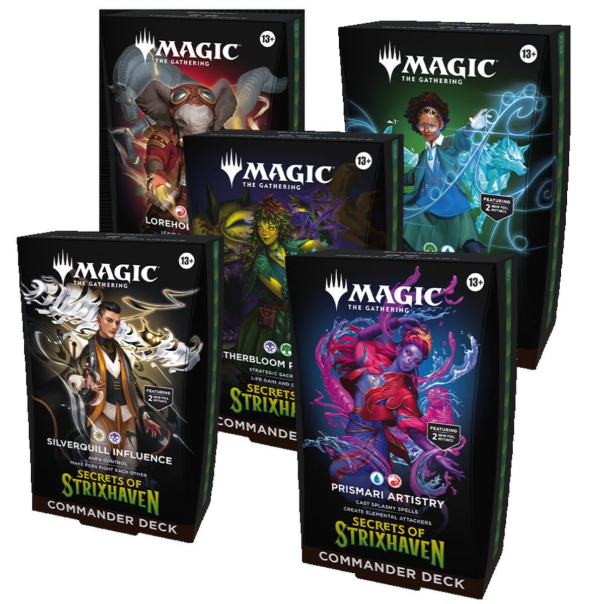 Magic Secrets of Strixhaven - Commander Deck Display