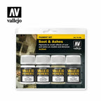 Vallejo - Pigments - Set Soot & Ashes 35ml