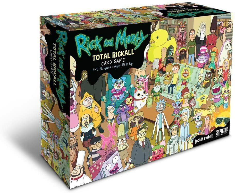 Rick and Morty Total Rickall Cooperative Card Game Family Party Game