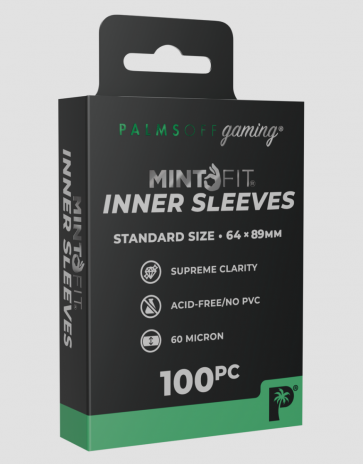 Palms Off Gaming - MintFit Inner Sleeves - Standard Size - 100pc