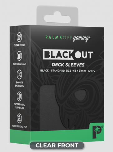 Blackout Deck Sleeves - Standard - 100pc