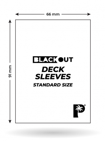 Blackout Deck Sleeves - Standard - 100pc