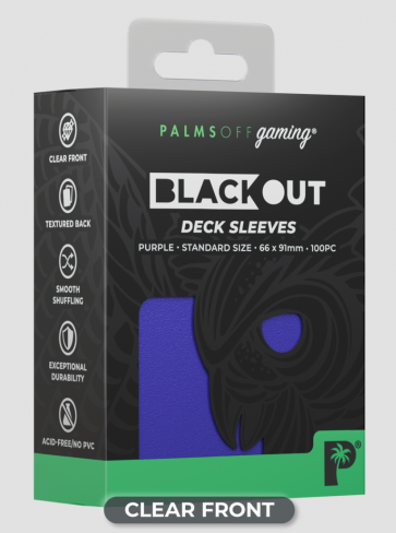Blackout Deck Sleeves - Standard - 100pc
