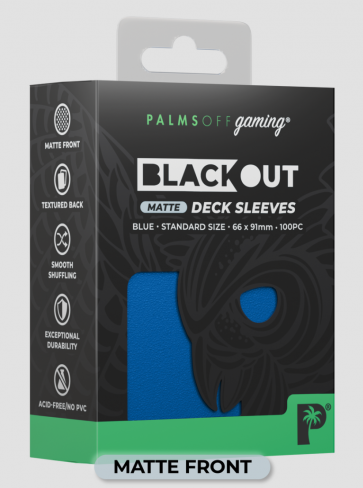 Blackout MATTE -Deck Sleeves - Standard - 100pc