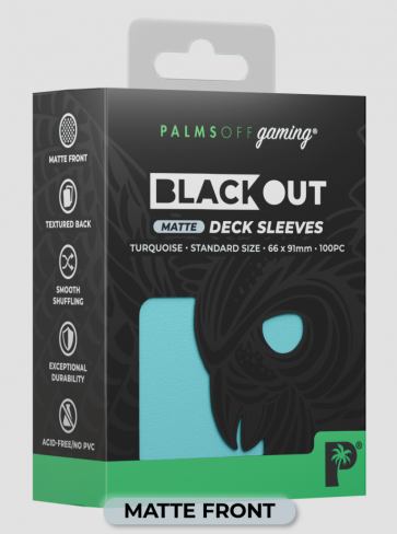 Blackout MATTE -Deck Sleeves - Standard - 100pc