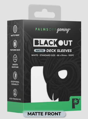 Blackout MATTE -Deck Sleeves - Standard - 100pc