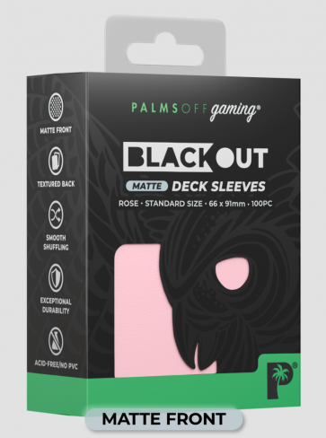 Blackout MATTE -Deck Sleeves - Standard - 100pc