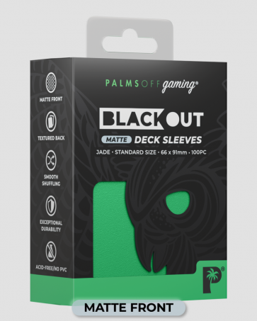 Blackout MATTE -Deck Sleeves - Standard - 100pc