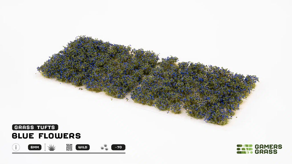 Blue Flowers (6mm)