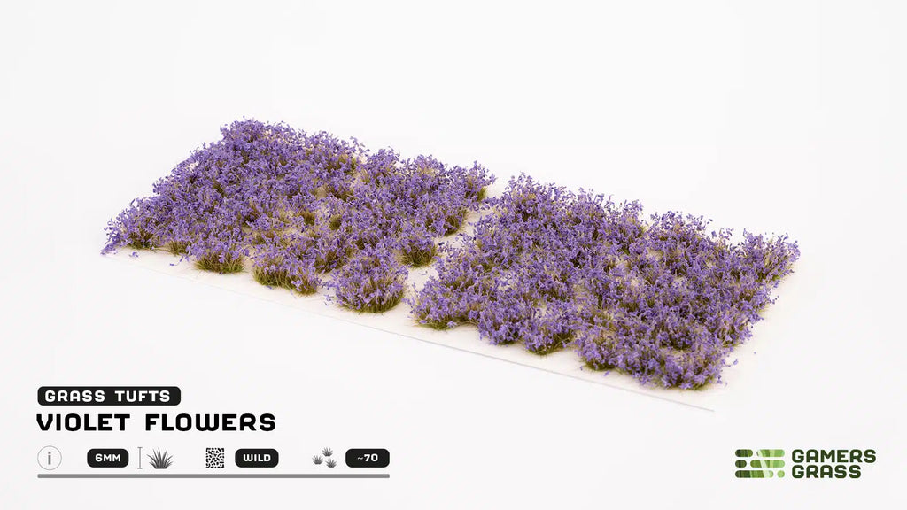 Violet Flowers (6mm)