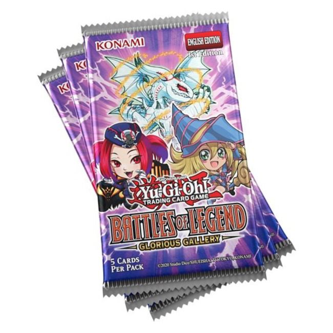 Yu-Gi-Oh! TCG Battles of Legend: Glorious Gallery 3-Booster Tuck Box