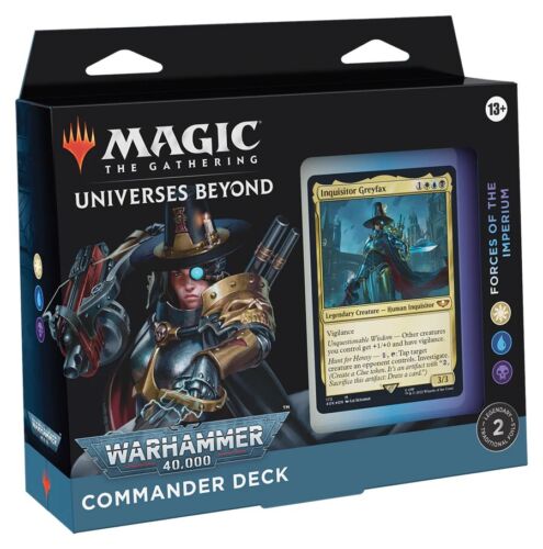 Magic The Gathering - MTG - Warhammer 40K Commander Deck -FORCES OF THE IMPERIUM
